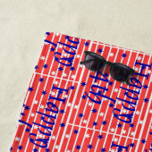 Happy Fourth Strandtuch (Beispiel)