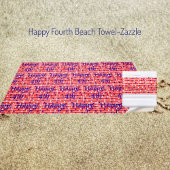 Happy Fourth Strandtuch