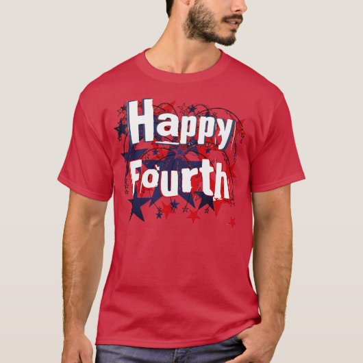 Happy Fourth T-Shirt (Vorderseite)