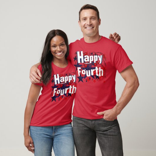 Happy Fourth T-Shirt (Unisex)