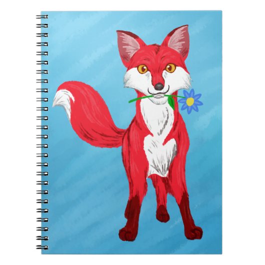 Happy Fox Notizblock (Vorderseite)