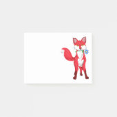 Happy Fox Post-it Klebezettel (Vorderseite)