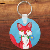 Happy Fox Schlüsselanhänger (Vorderseite)