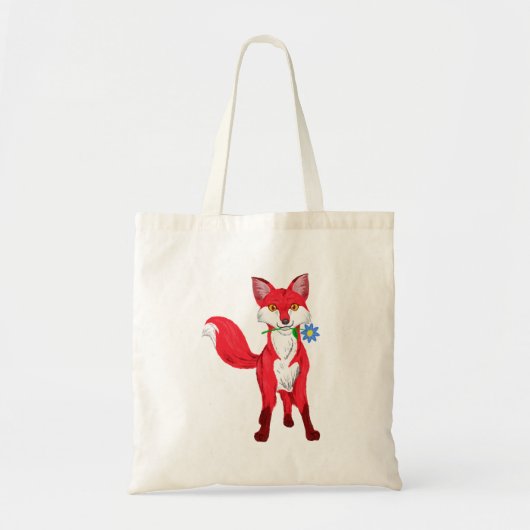 Happy Fox Tragetasche (Vorne)
