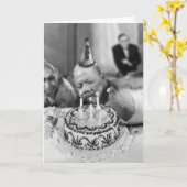 Happy Freakin Birthday Karte (Gelbe Blume)