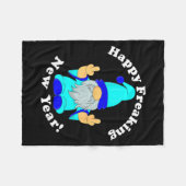Happy Freaking New Year, Funny Mpy New Year's Eve Fleecedecke (Vorderseite (Horizontal))