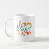 Happy Freuden Freudenfarbige Erholung Kaffeetasse (Links)