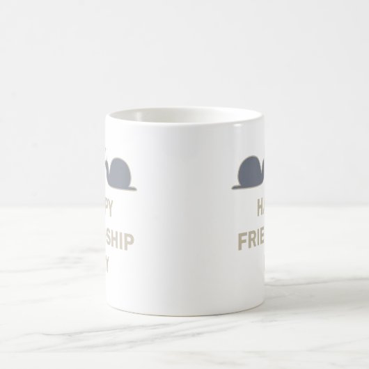 Happy Freundschafts-Tag Geschenk Ideen Kaffeetasse (Mittel)