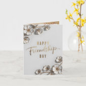 Happy-Freundschafts-Tageskarte Karte (Gelbe Blume)