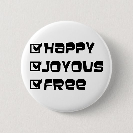 Happy Freyous Free Button (Vorderseite)