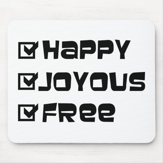 Happy Freyous Free Mousepad (Vorne)