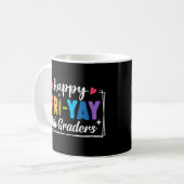 Happy Fri-Yay 4. Graders Doacher Student Freitag Kaffeetasse (Vorderseite Links)