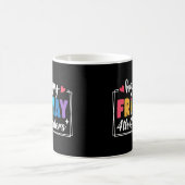Happy Fri-Yay 4. Graders Doacher Student Freitag Kaffeetasse (Mittel)