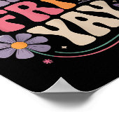 Happy Fri-yay Teacher Fry Yay Funny Friday Weekend Poster (Ecke)