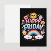 Happy Friday Dankeskarte (Vorne/Hinten)