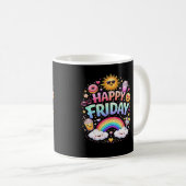 Happy Friday Kaffeetasse (VorderseiteRechts)