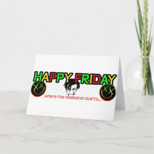 HAPPY FRIDAY LOGO KARTE