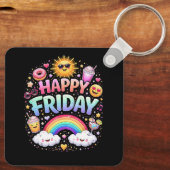 Happy Friday Schlüsselanhänger (Rückseite)
