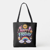 Happy Friday Tasche (Rückseite)