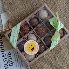 Happy Fried egg für Sie in Ramadan zu genießen Runder Aufkleber