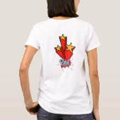 Happy friends comic T-Shirt (Rückseite)