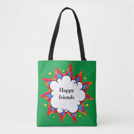 Happy friends comic tasche