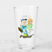 Happy Friends Glass Glas (Rückseite)