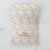 Happy Friendsgiving Erntedank Ferienkarte Karte (Innenseite)