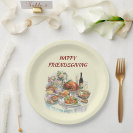 Happy Friendsgiving | Erntedank Paper Teller