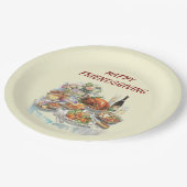 Happy Friendsgiving | Erntedank Paper Teller (Schrägansicht)