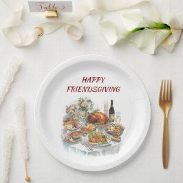 Happy Friendsgiving | Erntedank Paper Teller