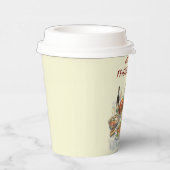 Happy Friendsgiving | Erntedank-Papiergruppen Pappbecher (Rechts)