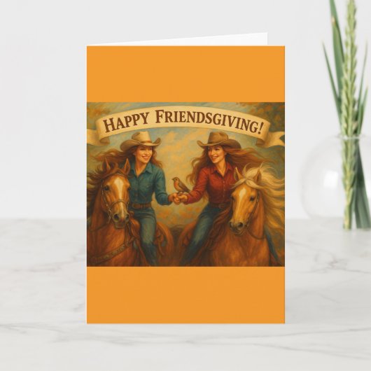 Happy FriendsGiving! Feiertagskarte (Vorderseite)