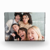 Happy Friendship Day BESTIES FOREVER Fotoblock (Vorderseite)