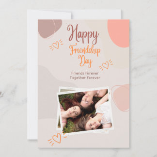 Happy Friendship Day Card Feiertagskarte