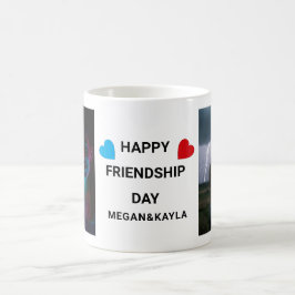 Happy Friendship Day Custom Foto Kaffeetasse