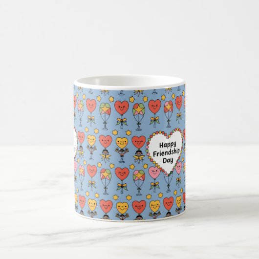 Happy Friendship Day Geschenk Idee Kaffeetasse (Mittel)