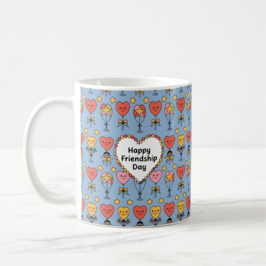 Happy Friendship Day Geschenk Idee Kaffeetasse (Links)