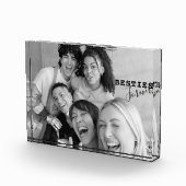 Happy Friendship Day MONOCHROME BESTIES FOREVER Fotoblock (Rechts)