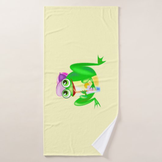 Happy Frog Bath Handtuch Badehandtuch (Badehandtuch)
