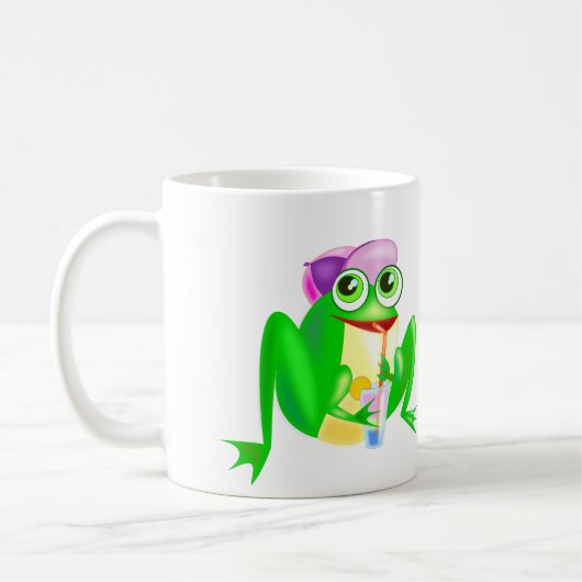 Happy Frog Coffee Tasse (Links)