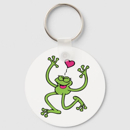 Happy Frog Dancing Schlüsselanhänger (Vorderseite)