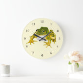 Happy Frog Große Wanduhr (Zuhause)