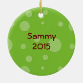 Happy Frog Keramik Ornament (Hinten)