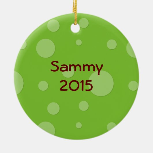 Happy Frog Keramik Ornament (Hinten)