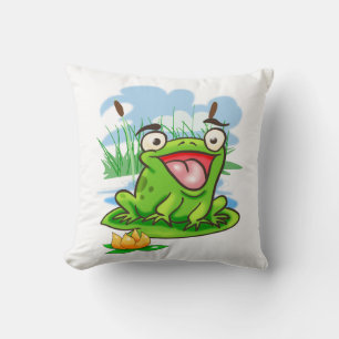 Happy Frog Kissen