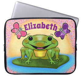 Happy Frog Laptop Case