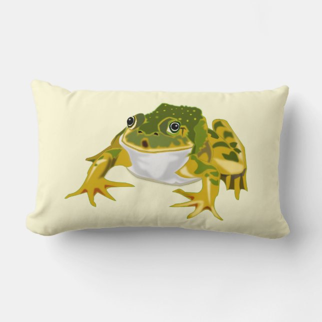 Happy Frog Pillow Lendenkissen (Vorderseite)