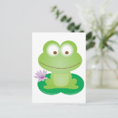 Happy Frog Postkarte (Stehend Vorderseite)