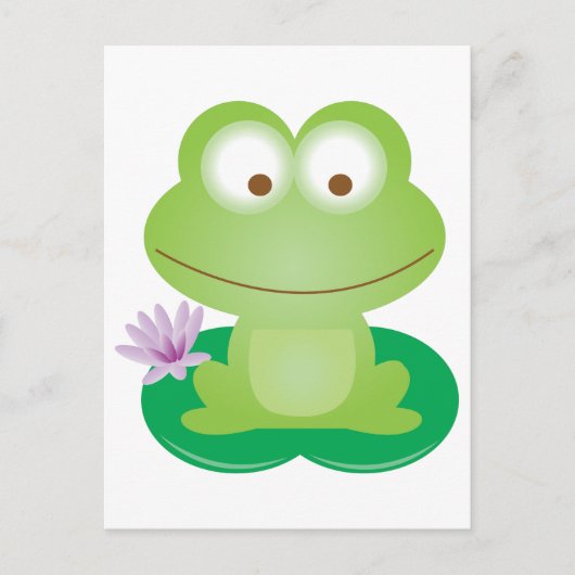 Happy Frog Postkarte (Vorderseite)